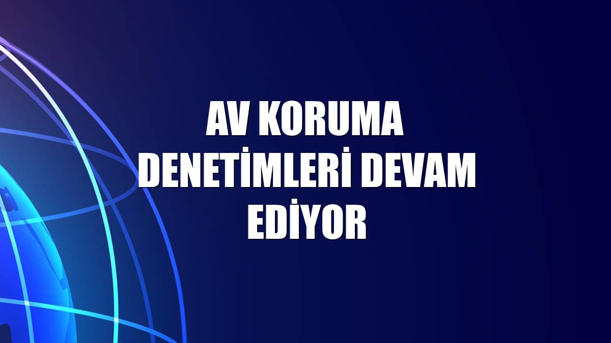 Av koruma denetimleri devam ediyor