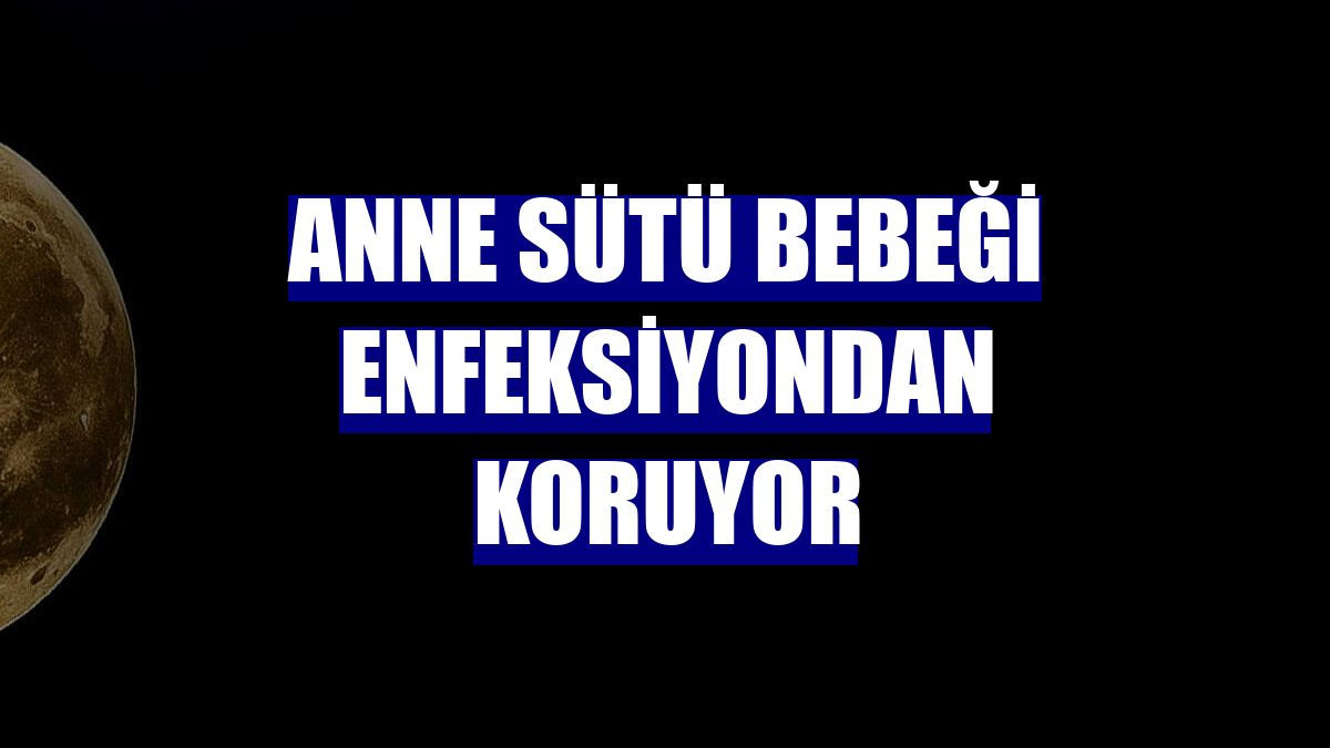 Anne sütü bebeği enfeksiyondan koruyor