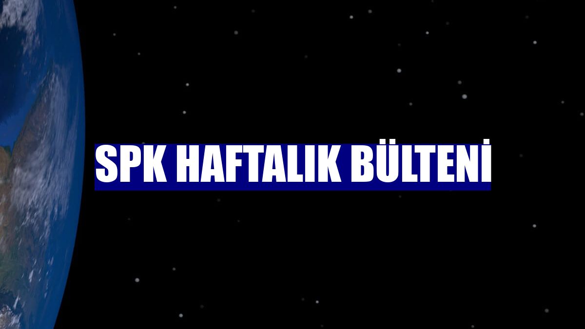 SPK haftalık bülteni