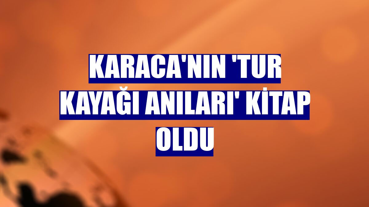 Karaca'nın 'Tur kayağı anıları' kitap oldu