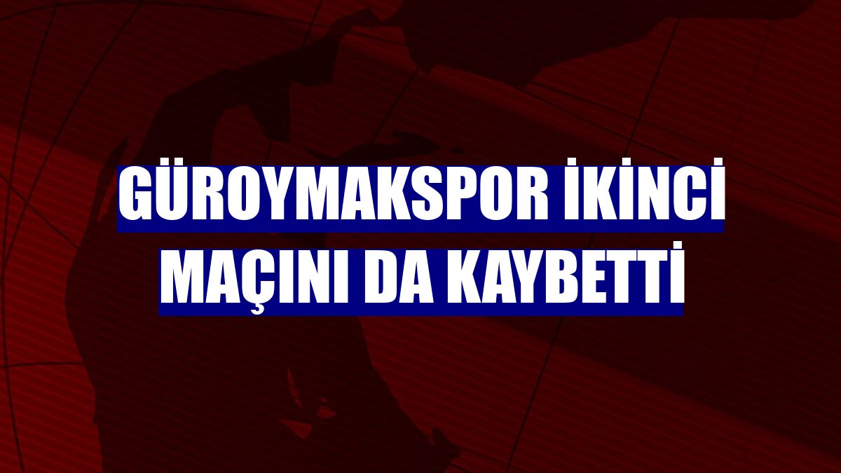 Güroymakspor ikinci maçını da kaybetti