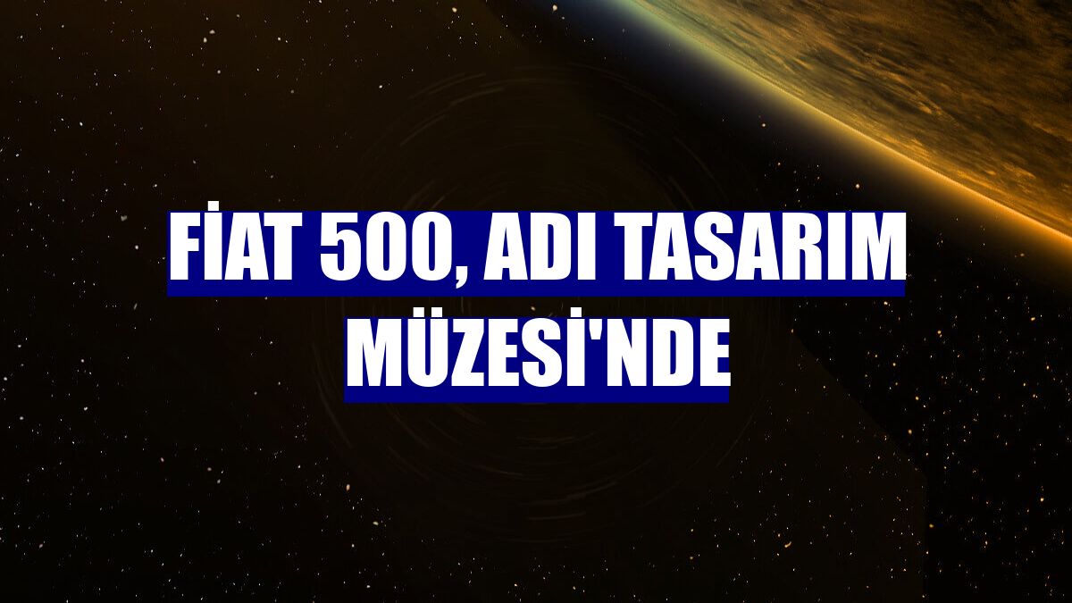 Fiat 500, ADI Tasarım Müzesi'nde