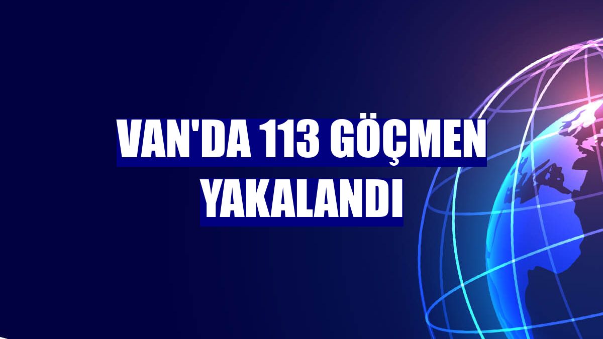 Van'da 113 göçmen yakalandı