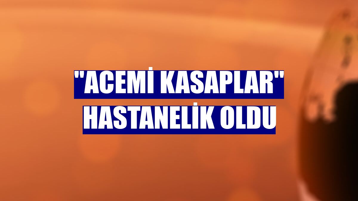 "Acemi kasaplar" hastanelik oldu