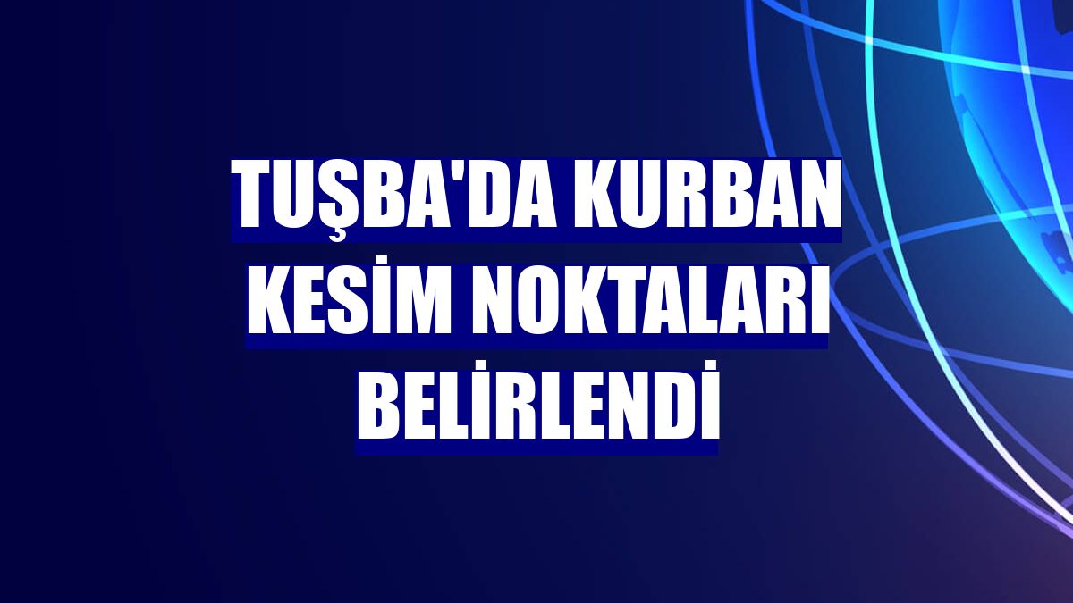 Tuşba'da kurban kesim noktaları belirlendi