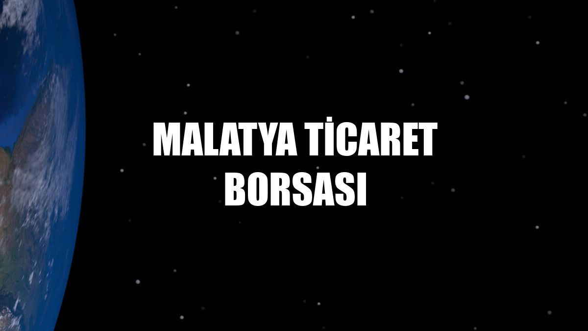Malatya Ticaret Borsası