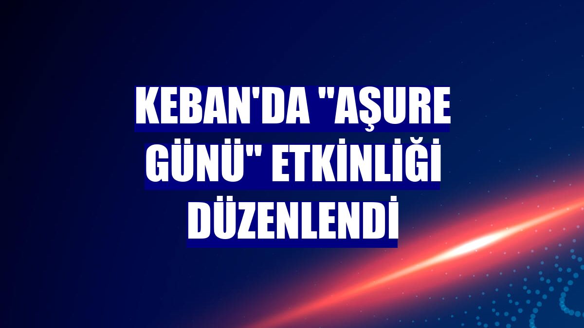 Keban'da "Aşure Günü" etkinliği düzenlendi