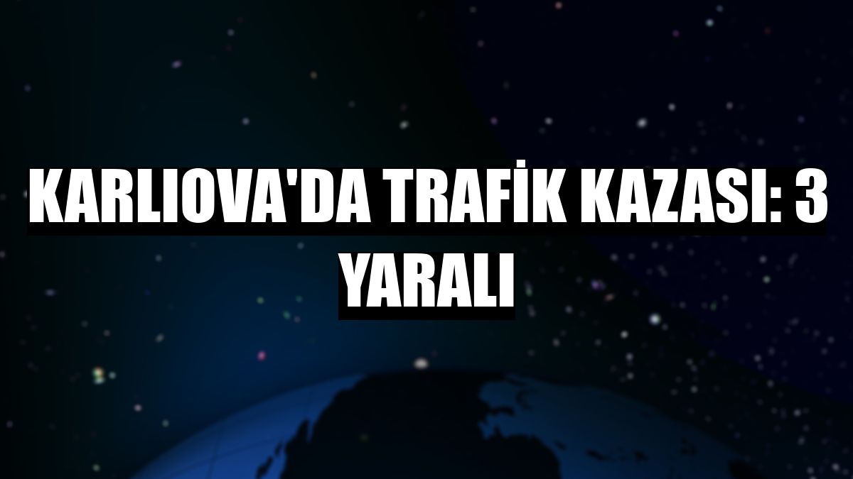 Karlıova'da trafik kazası: 3 yaralı
