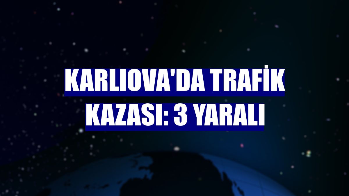 Karlıova'da trafik kazası: 3 yaralı