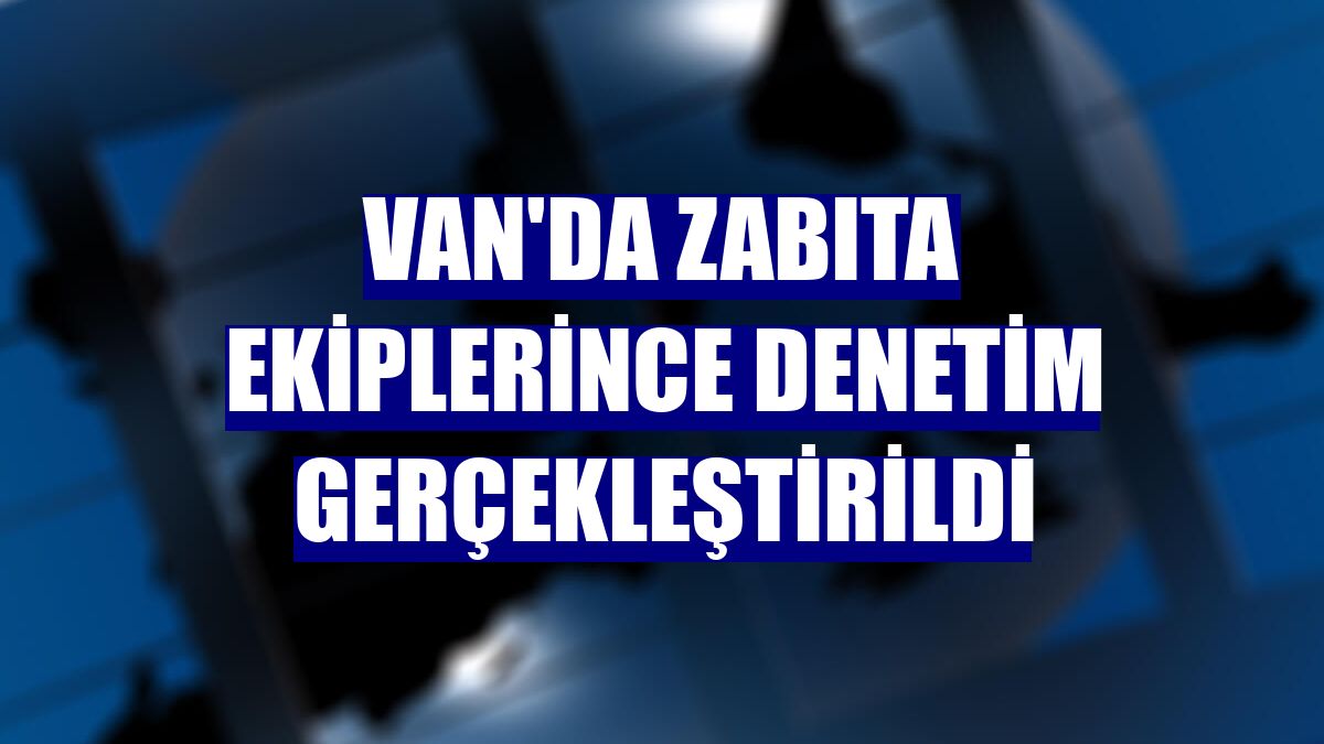 Van'da zabıta ekiplerince denetim gerçekleştirildi