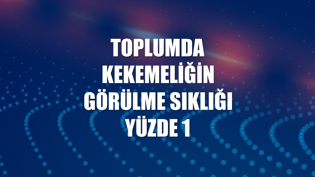Toplumda kekemeliğin görülme sıklığı yüzde 1