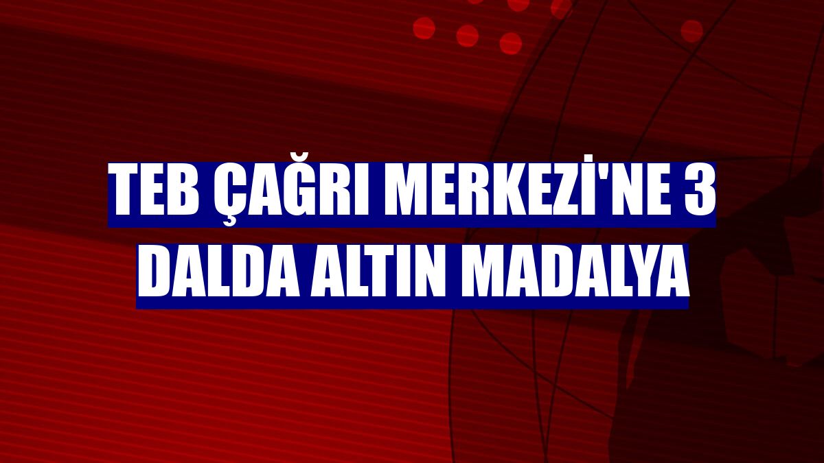 TEB Çağrı Merkezi'ne 3 dalda altın madalya