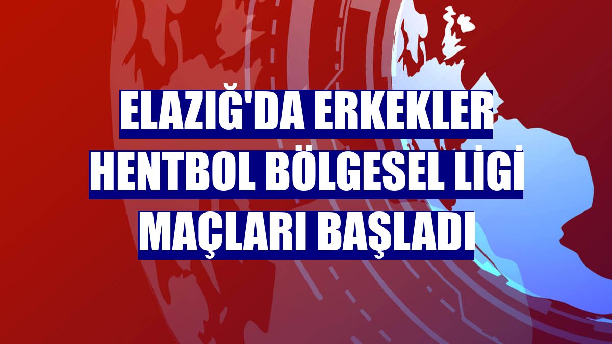 Elazığ'da Erkekler Hentbol Bölgesel Ligi maçları başladı