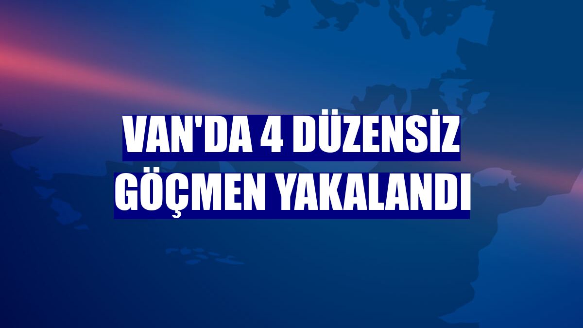 Van'da 4 düzensiz göçmen yakalandı