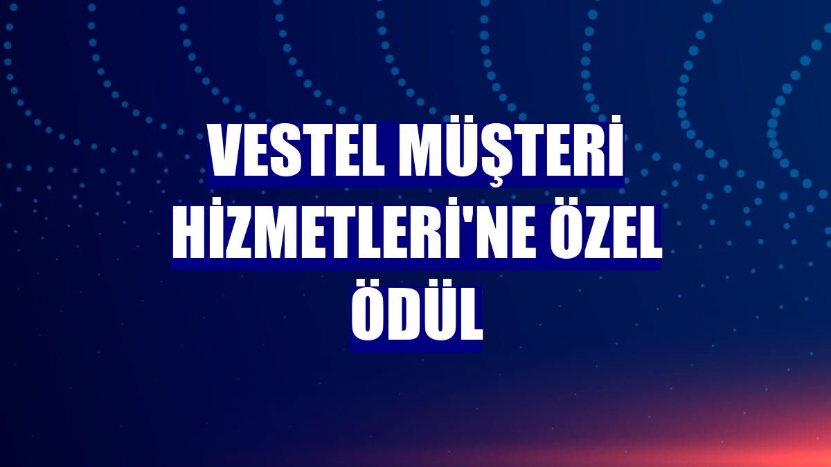 Vestel Müşteri Hizmetleri'ne özel ödül