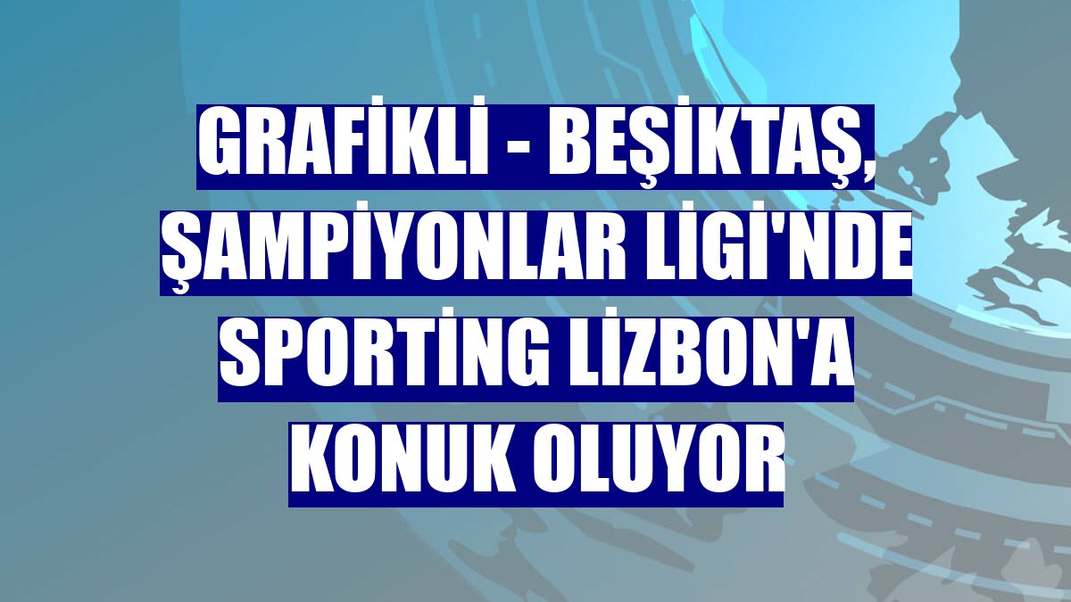 GRAFİKLİ - Beşiktaş, Şampiyonlar Ligi'nde Sporting Lizbon'a konuk oluyor