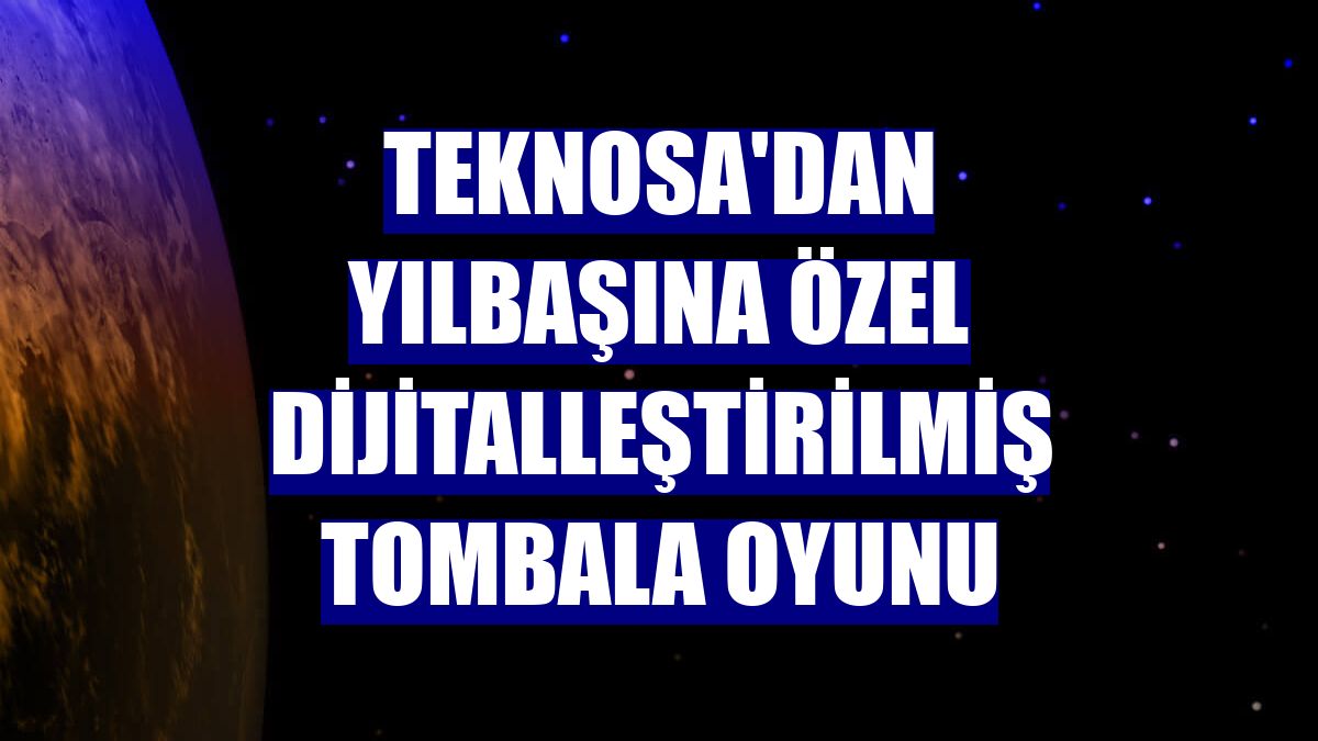 Teknosa'dan yılbaşına özel dijitalleştirilmiş tombala oyunu