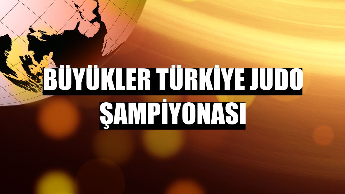Büyükler Türkiye Judo Şampiyonası