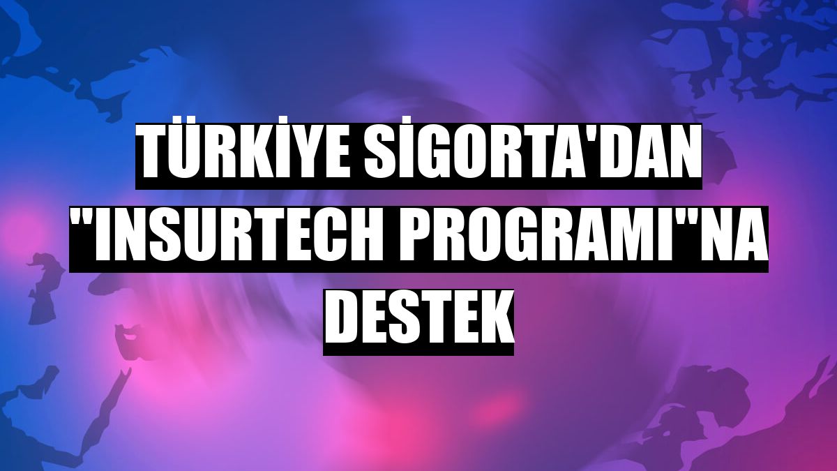 Türkiye Sigorta'dan 'InsurTech Programı'na destek
