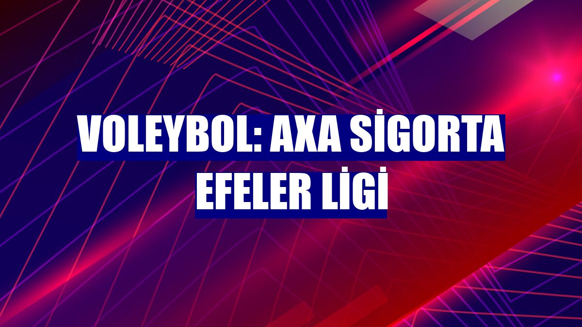 Voleybol: AXA Sigorta Efeler Ligi