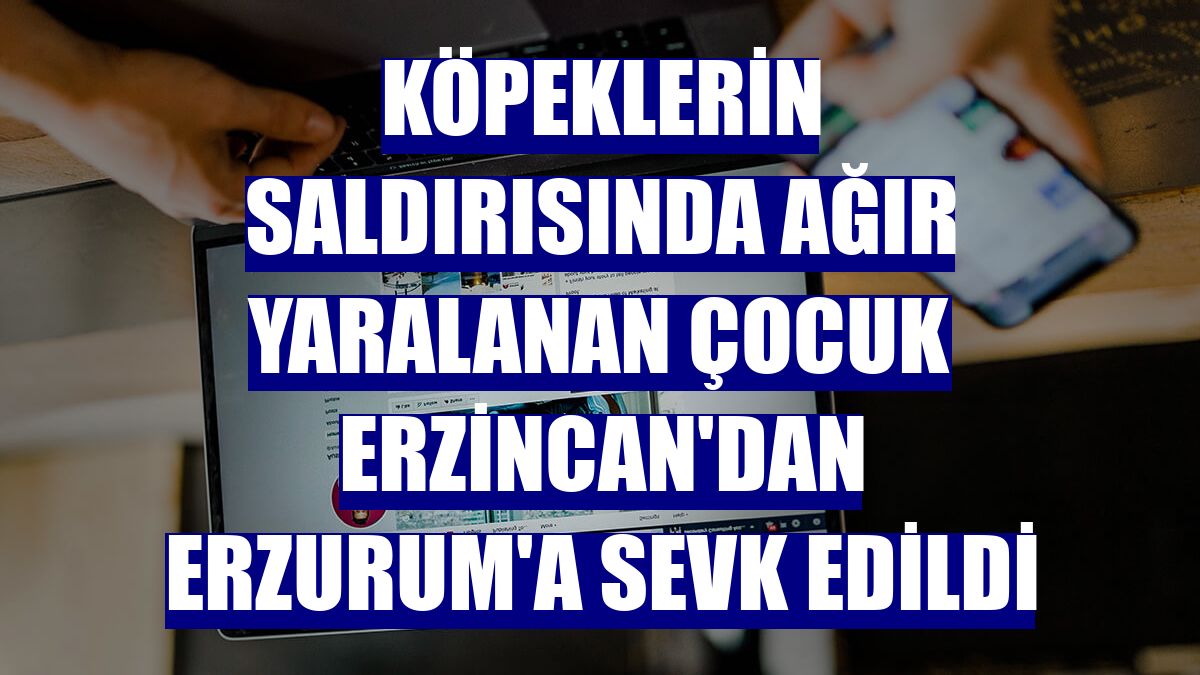 Köpeklerin saldırısında ağır yaralanan çocuk Erzincan'dan Erzurum'a sevk edildi