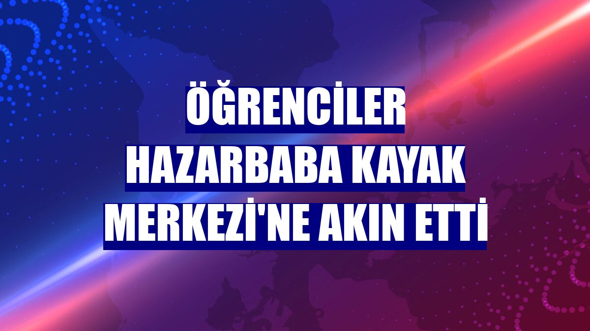 Öğrenciler Hazarbaba Kayak Merkezi'ne akın etti