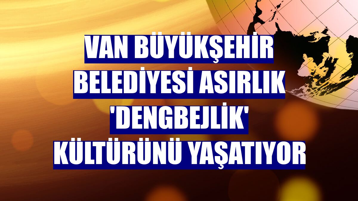 Van Büyükşehir Belediyesi asırlık 'dengbejlik' kültürünü yaşatıyor