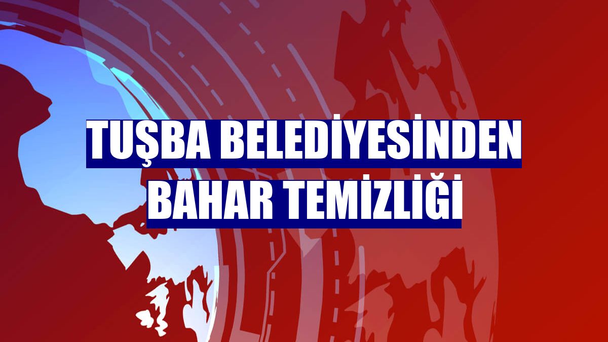 Tuşba Belediyesinden bahar temizliği