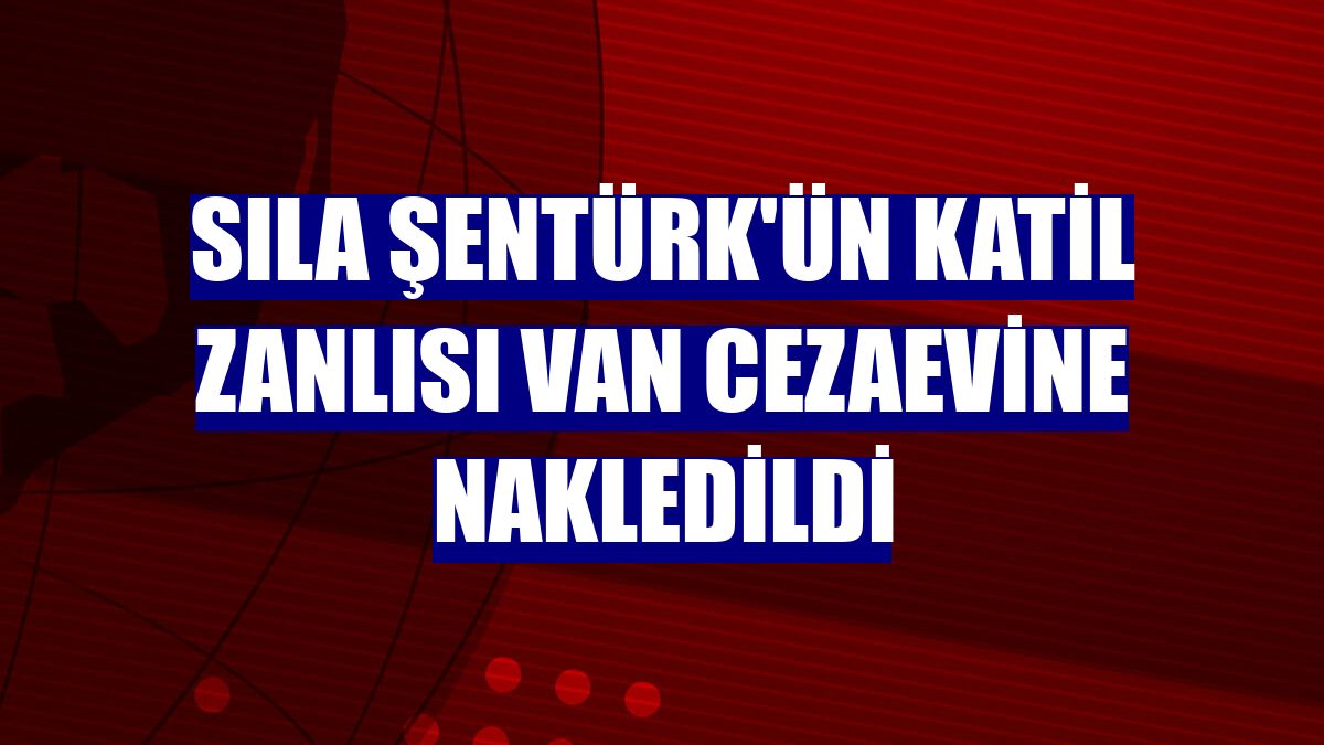 Sıla Şentürk'ün katil zanlısı Van Cezaevine nakledildi