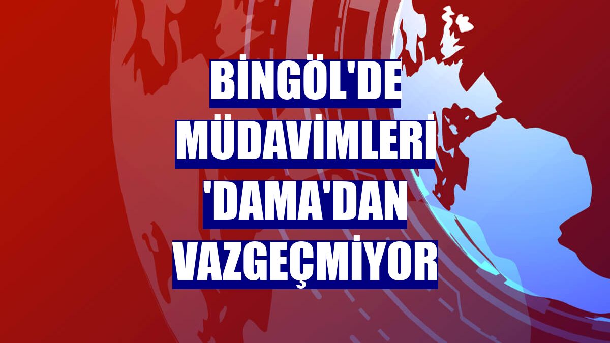 Bingöl'de müdavimleri 'Dama'dan vazgeçmiyor