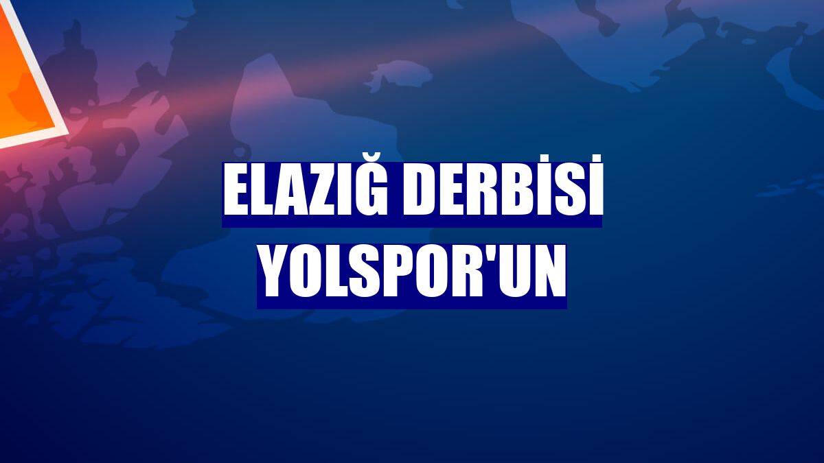 Elazığ derbisi Yolspor'un