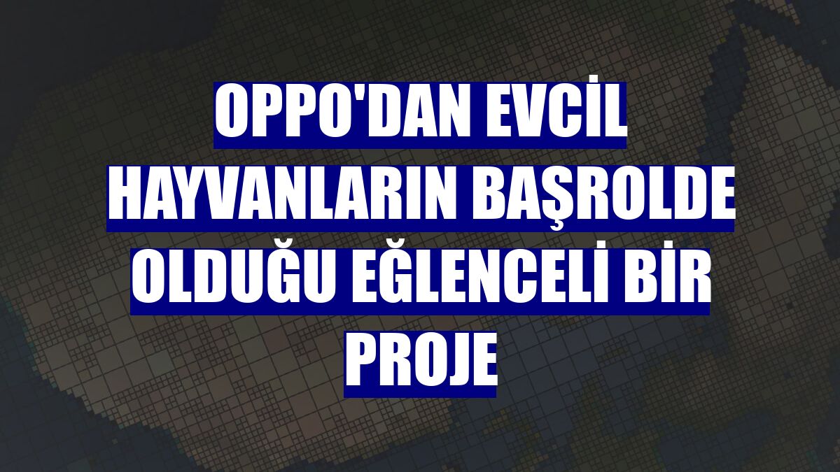 OPPO'dan evcil hayvanların başrolde olduğu eğlenceli bir proje