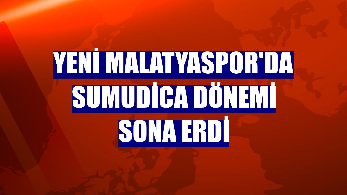 Yeni Malatyaspor'da Sumudica dönemi sona erdi