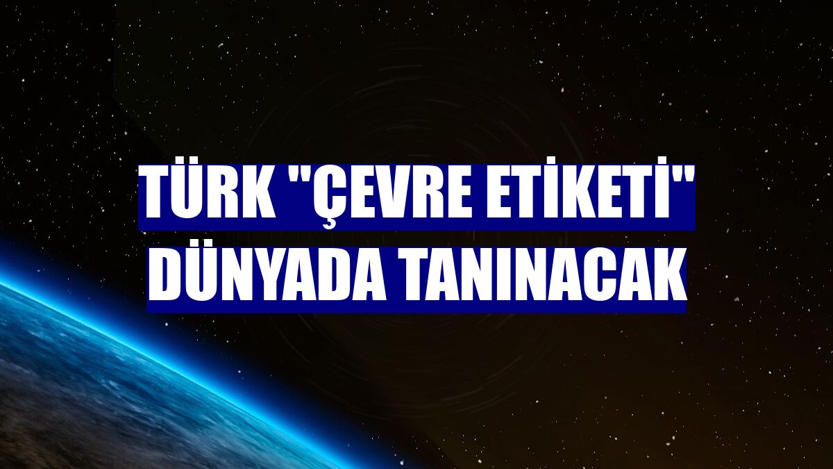 Türk "Çevre Etiketi" dünyada tanınacak