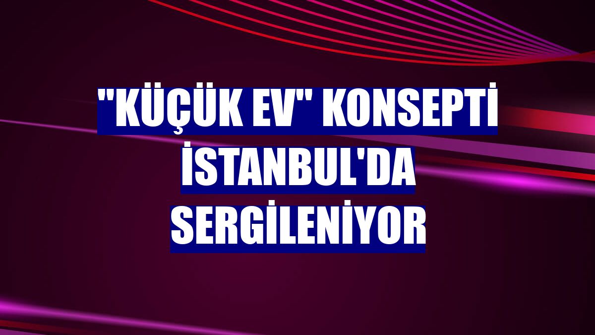 "Küçük Ev" konsepti İstanbul'da sergileniyor