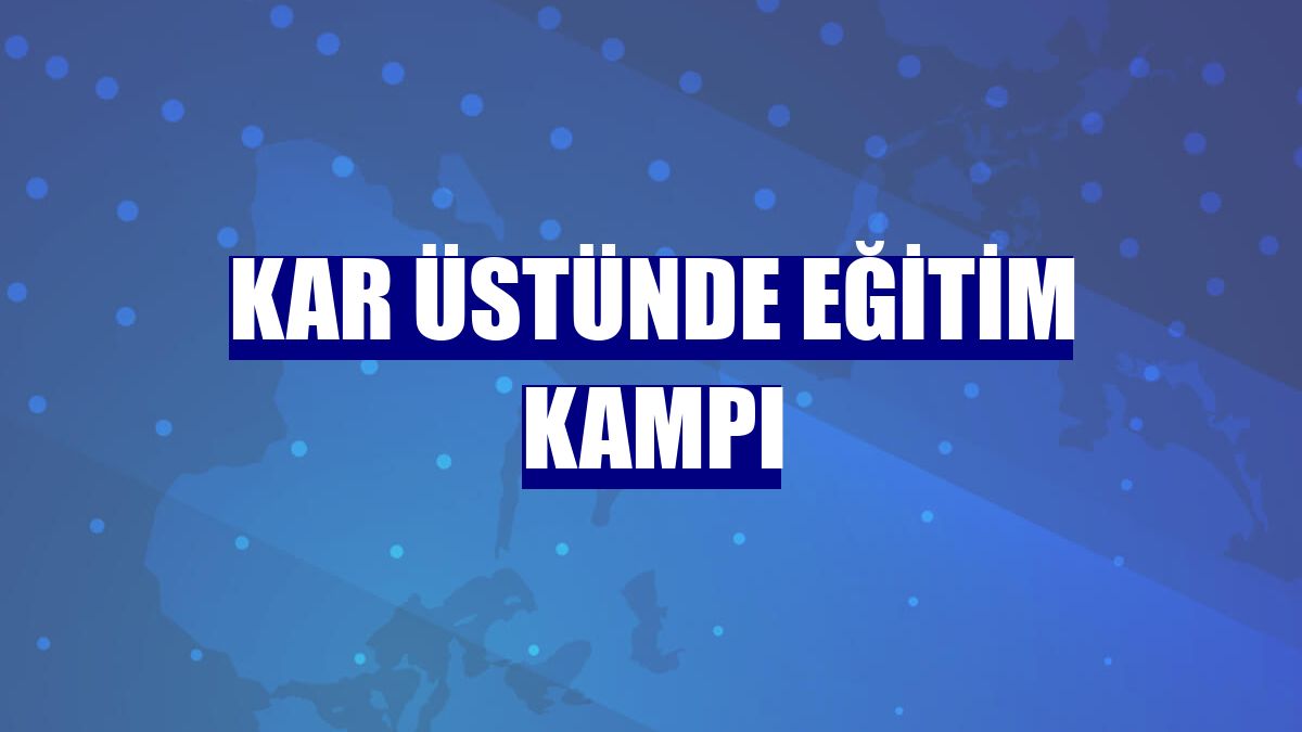 Kar üstünde eğitim kampı