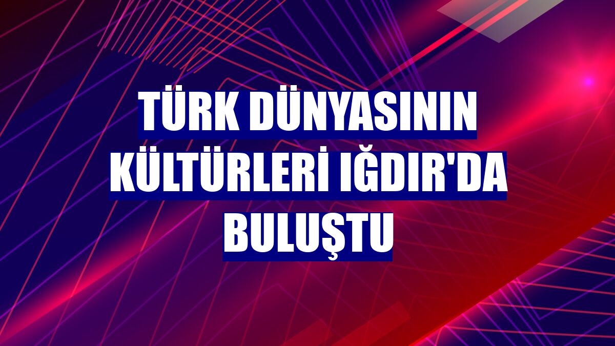 Türk dünyasının kültürleri Iğdır'da buluştu