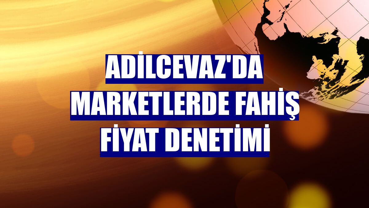 Adilcevaz'da marketlerde fahiş fiyat denetimi