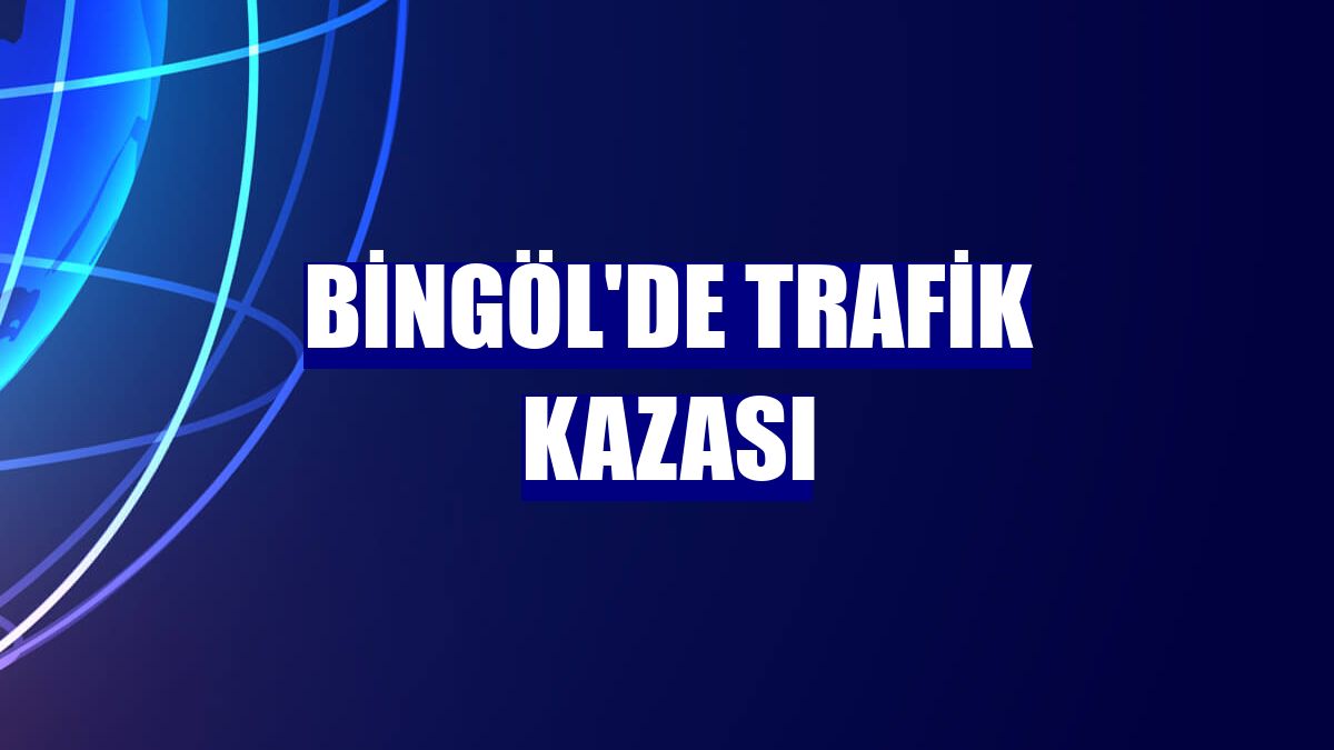 Bingöl'de trafik kazası