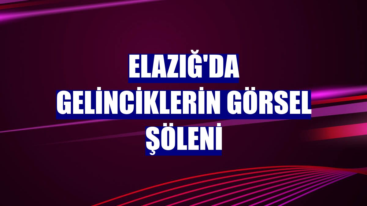 Elazığ'da gelinciklerin görsel şöleni