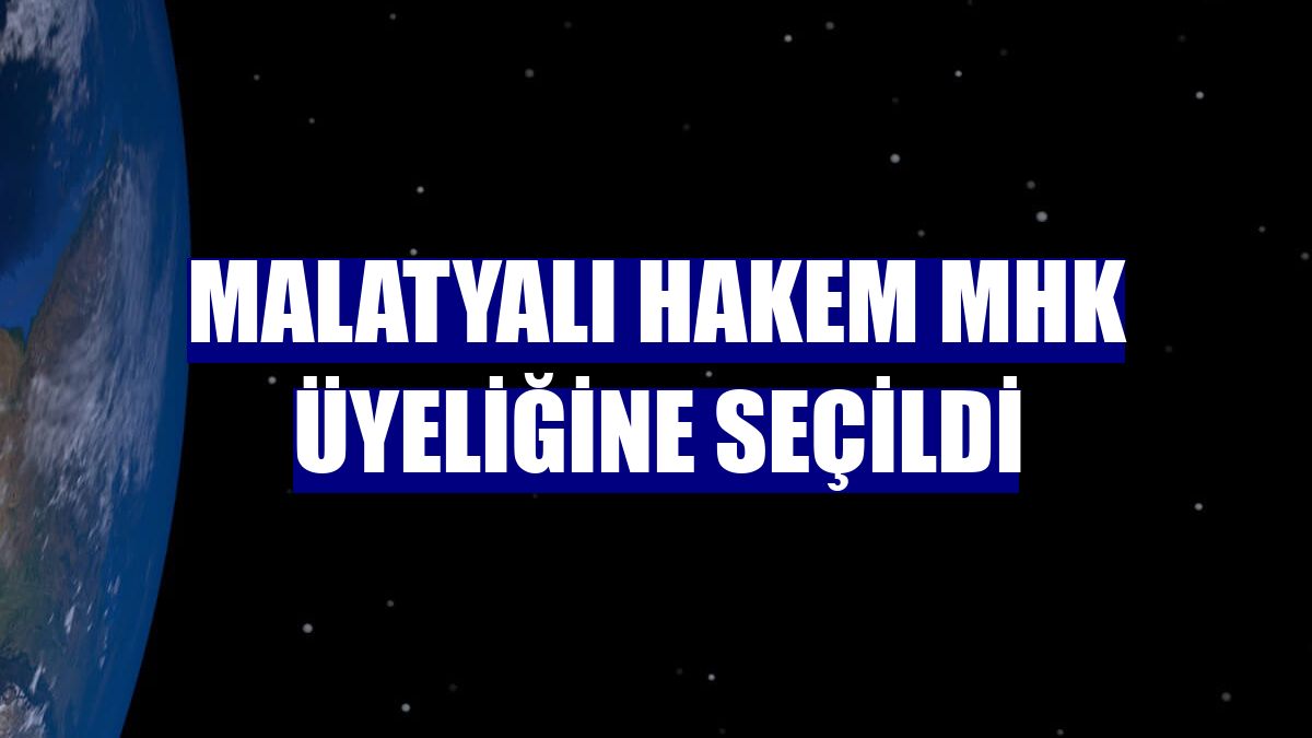 Malatyalı hakem MHK üyeliğine seçildi