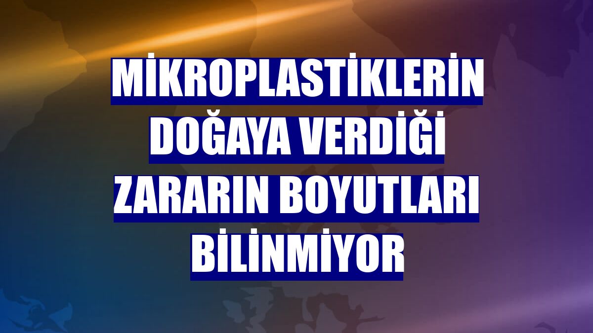 Mikroplastiklerin doğaya verdiği zararın boyutları bilinmiyor