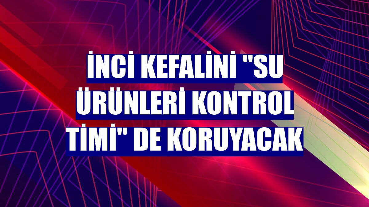 İnci kefalini "Su Ürünleri Kontrol Timi" de koruyacak