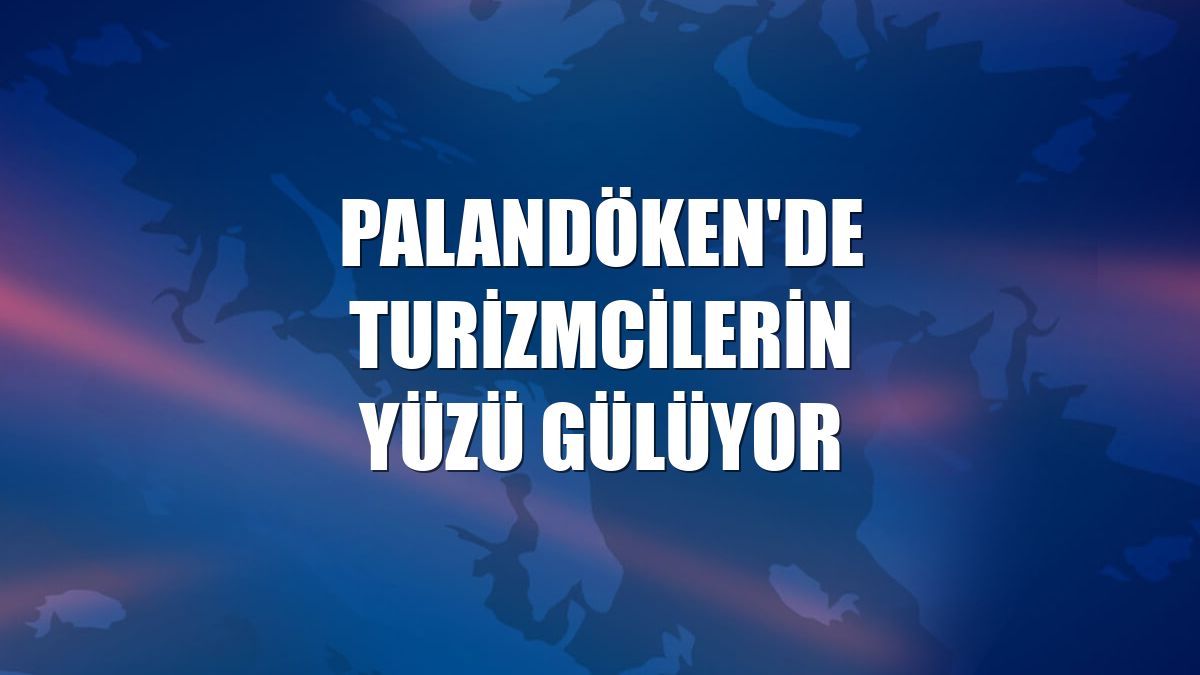 Palandöken'de turizmcilerin yüzü gülüyor