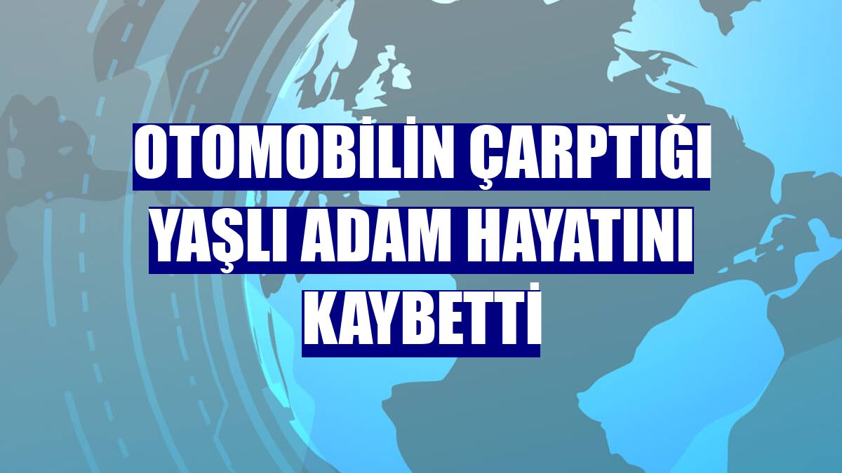 Otomobilin çarptığı yaşlı adam hayatını kaybetti