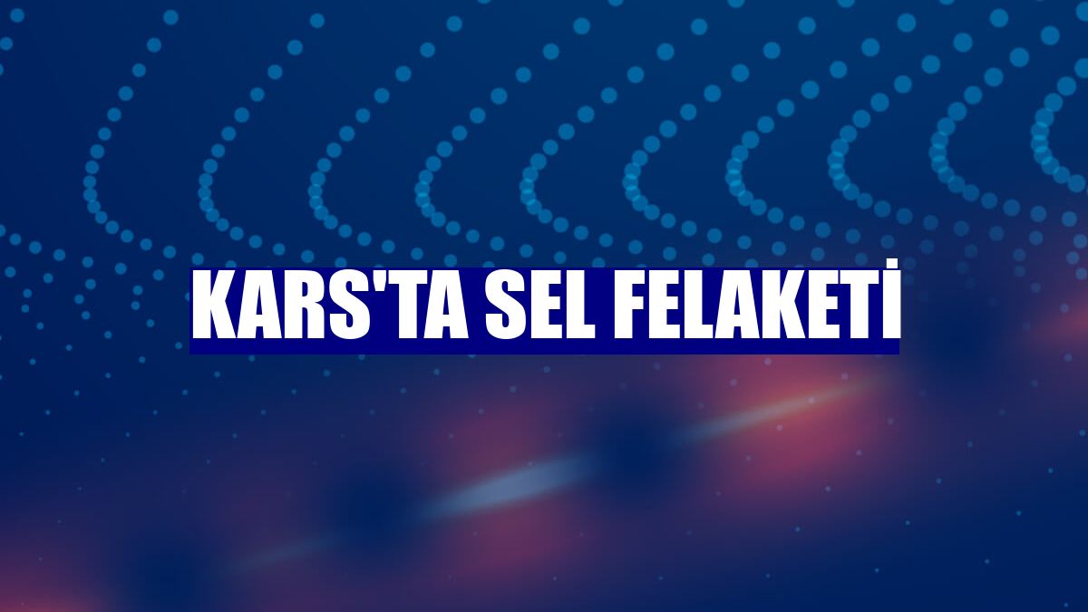 Kars'ta sel felaketi