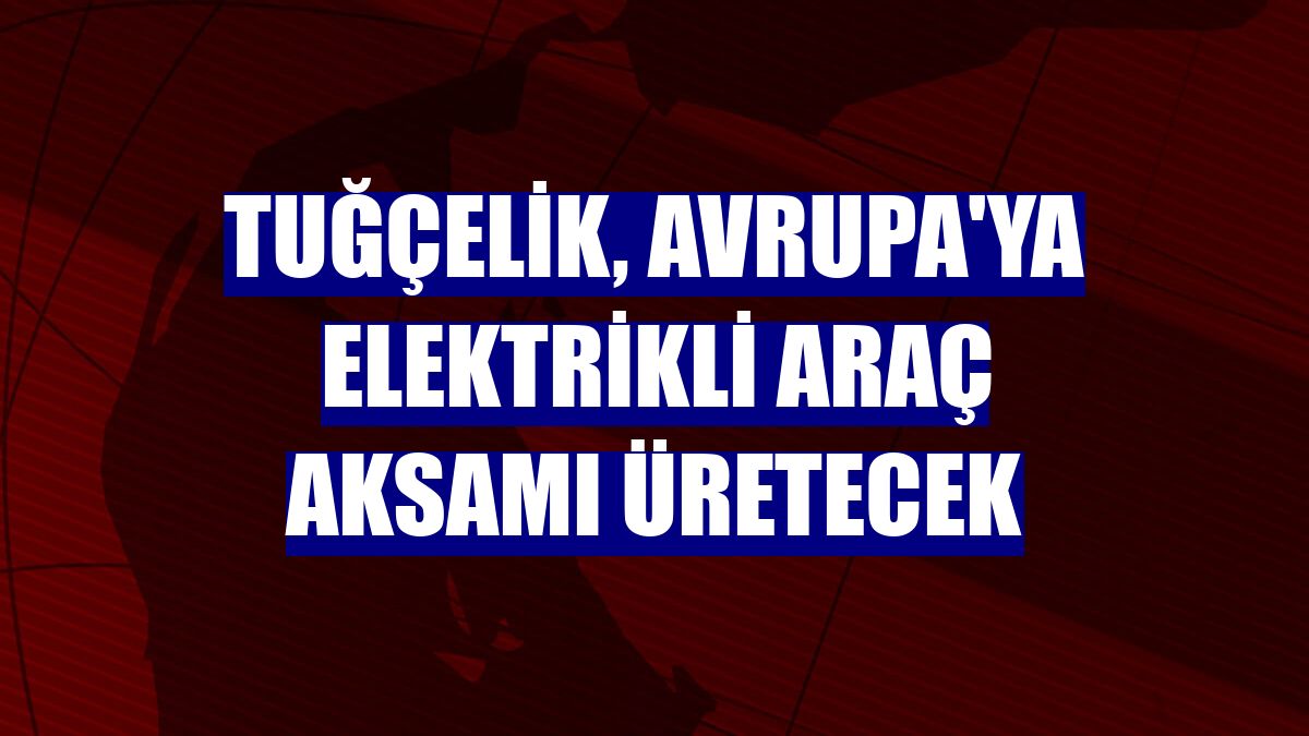 Tuğçelik, Avrupa'ya elektrikli araç aksamı üretecek