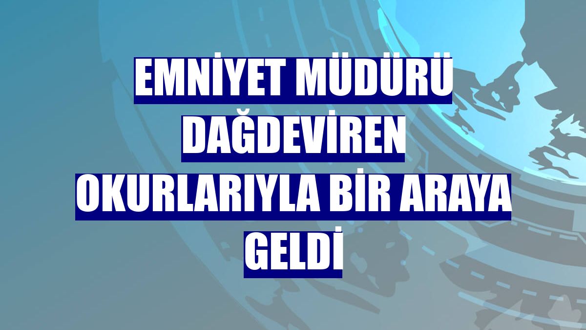 Emniyet Müdürü Dağdeviren okurlarıyla bir araya geldi