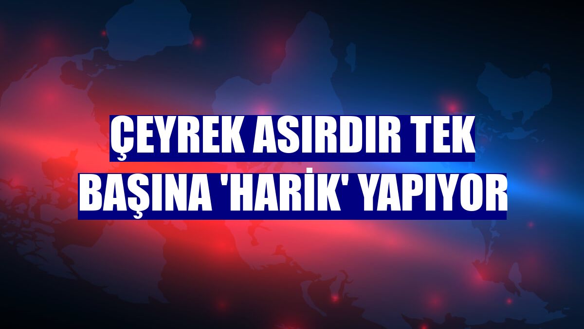 Çeyrek asırdır tek başına 'Harik' yapıyor