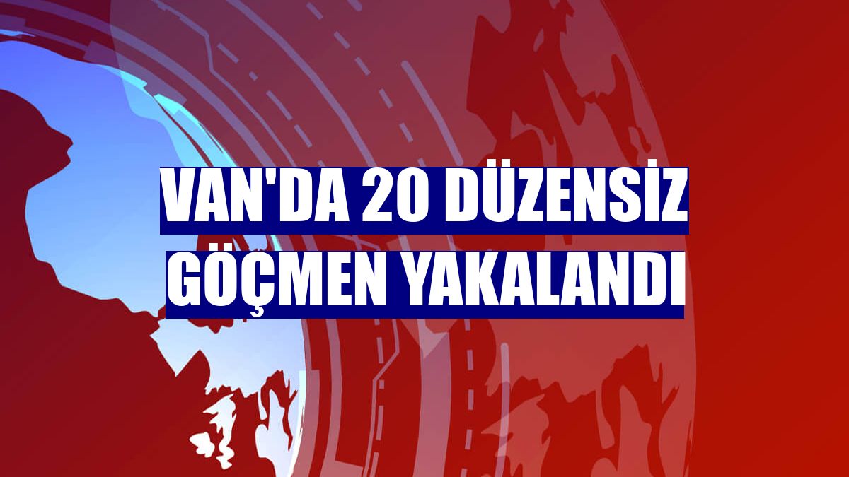 Van'da 20 düzensiz göçmen yakalandı